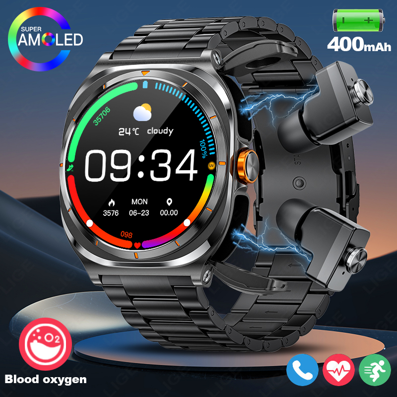LIGE 2025 Watch Wireless Earph - Definition Of Outdoor Sport review and price