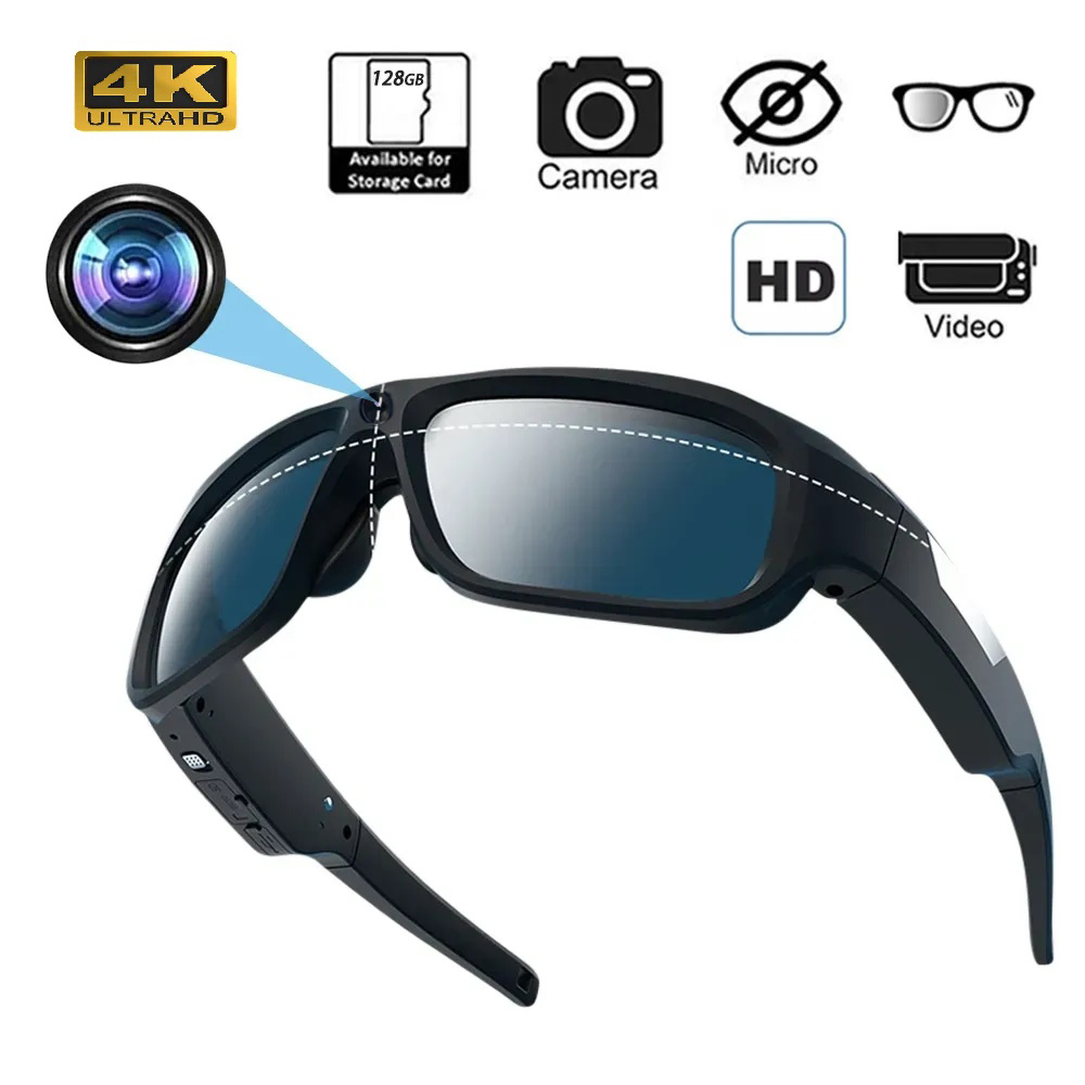 4K HD Smart Glasses Camera Min - Outdoor Sport Camera review and price