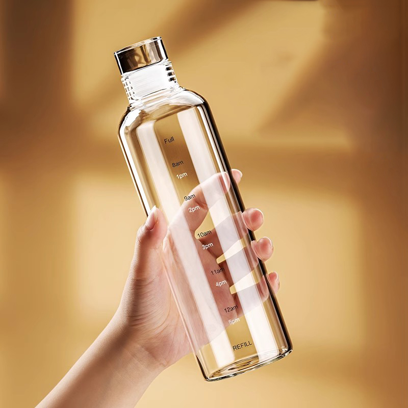 FOME 500/750/1000ml Glass Spor - Outdoor Sport Glass Water Bottle review and price