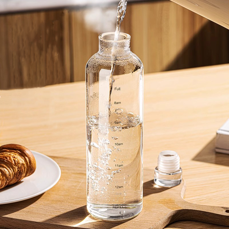 FOME 500/750/1000ml Glass Spor - Outdoor Sport Glass Water Bottle review and price