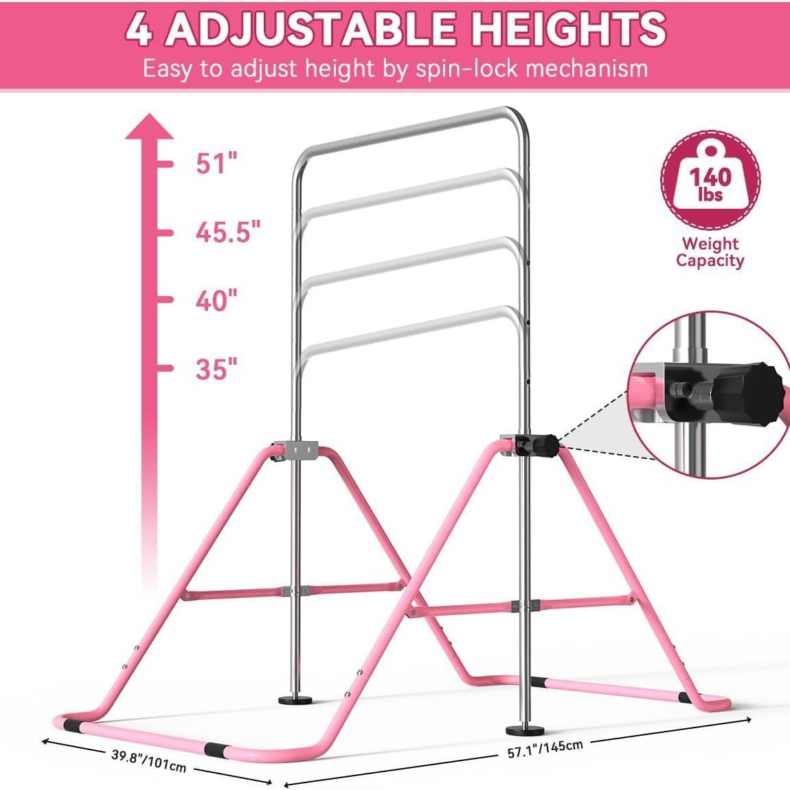 New Design Foldable Gym Fitnes - Gymnastic Bar Home review and price