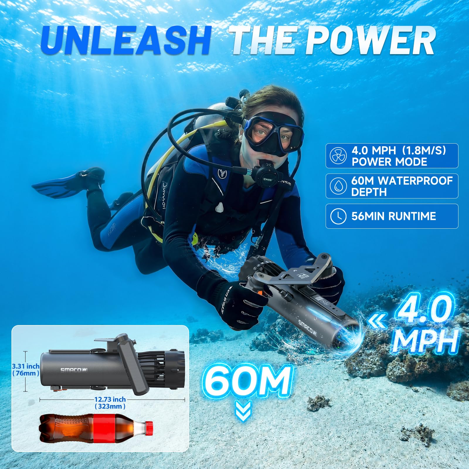 SMACO Underwater Scooter Dual  - Outdoor Sports Leisure review and price