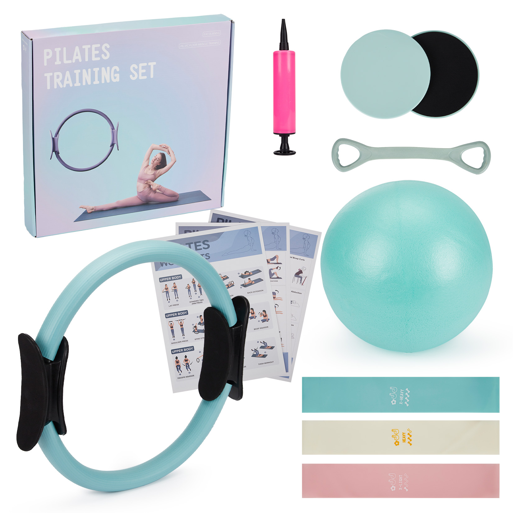 Pilates Training Set, 6-in-1 P - Gymnastic Bar Home review and price
